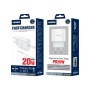 Incarcator retea cu cablu USB C - Lightning Jellico AK200 PD 20W alb