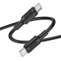 Cablu UBS C to USB C BOROFONE BX111 PD 60W 1m negru