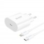 Incarcator retea 20W Foneng EU39  PD, cablu USB-C to Lightning inclus