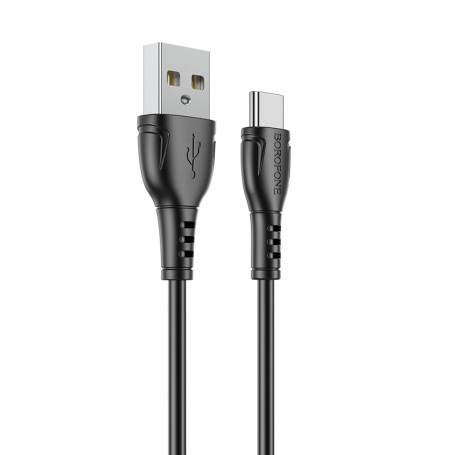 Cablu Incarcare Borofone BX51Triumph, USB-A la USB-C, 3A, 1m, negru